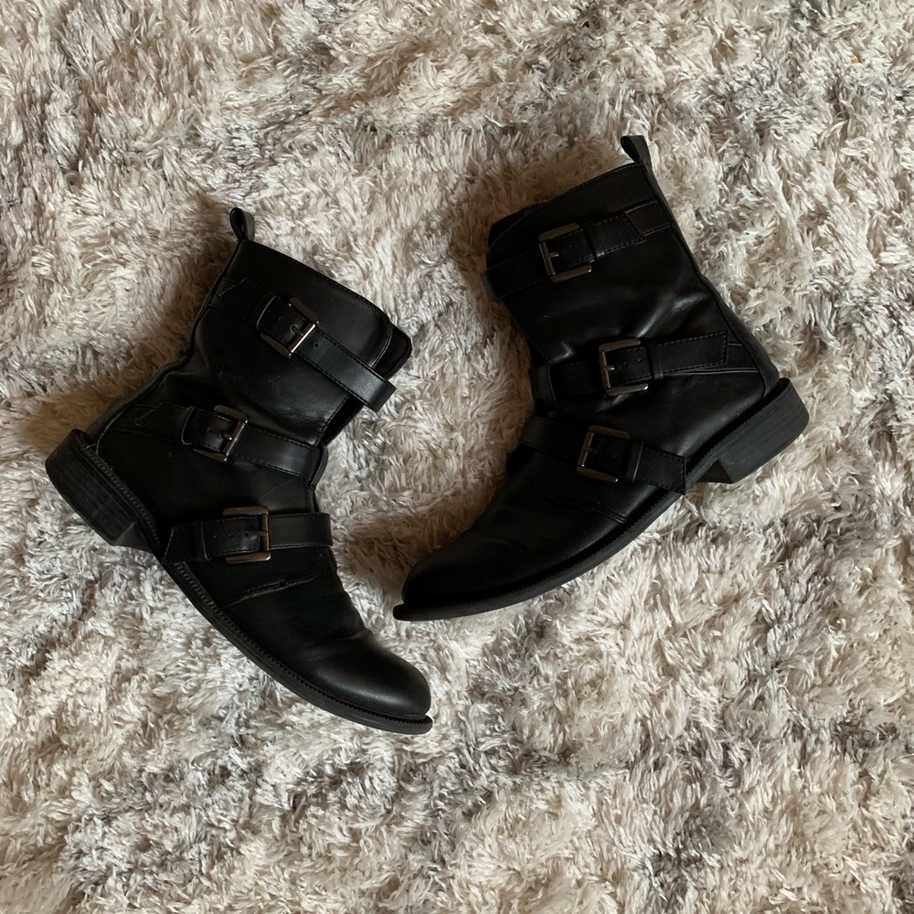 Forever 21 moto boots